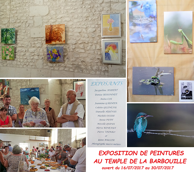 Expo au Temple par "La Barbouille"